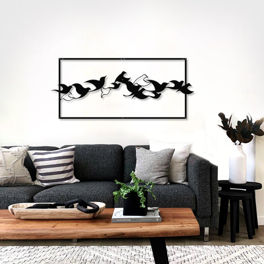 Birds Metal Wall Art