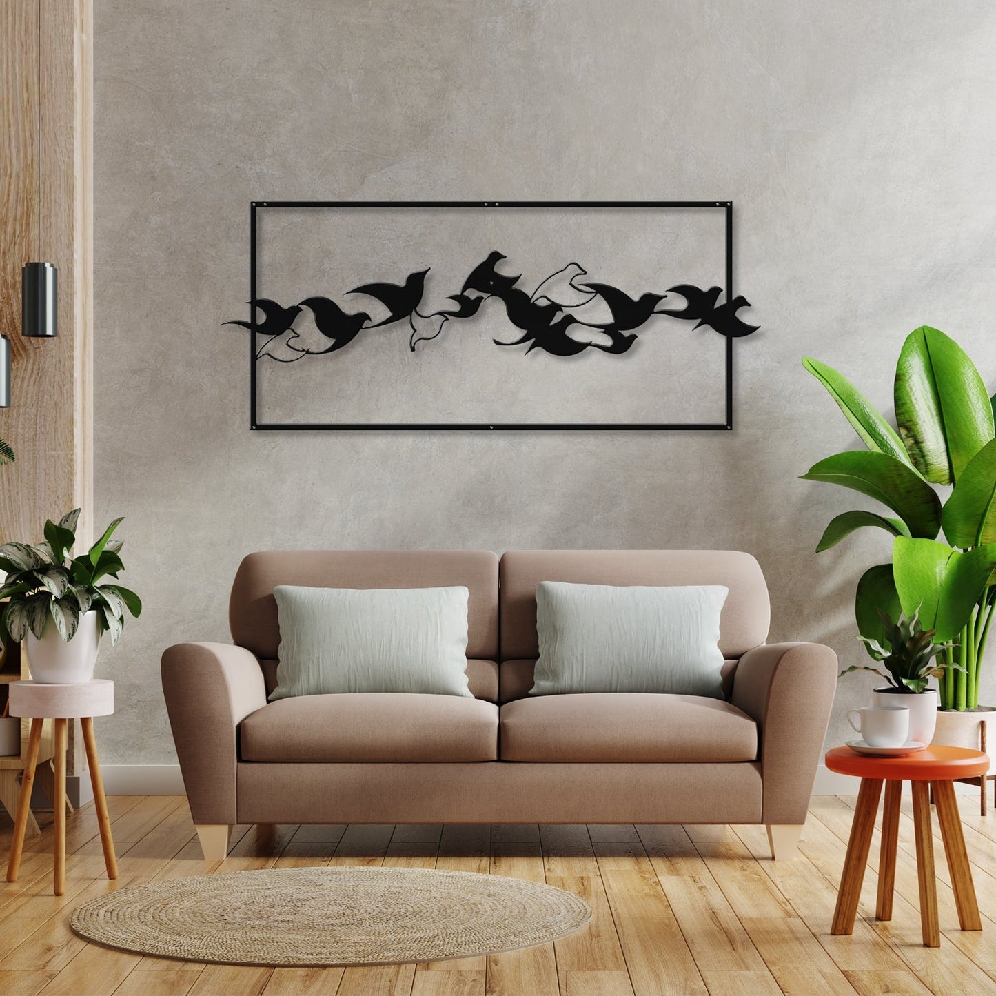 Birds Metal Wall Art