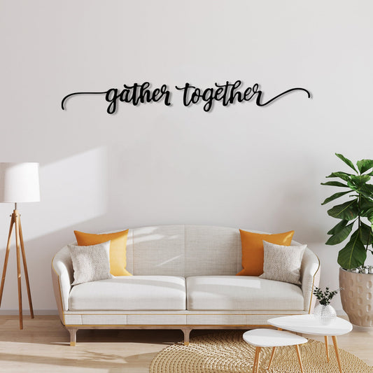 Gather Together Metal Wall Art