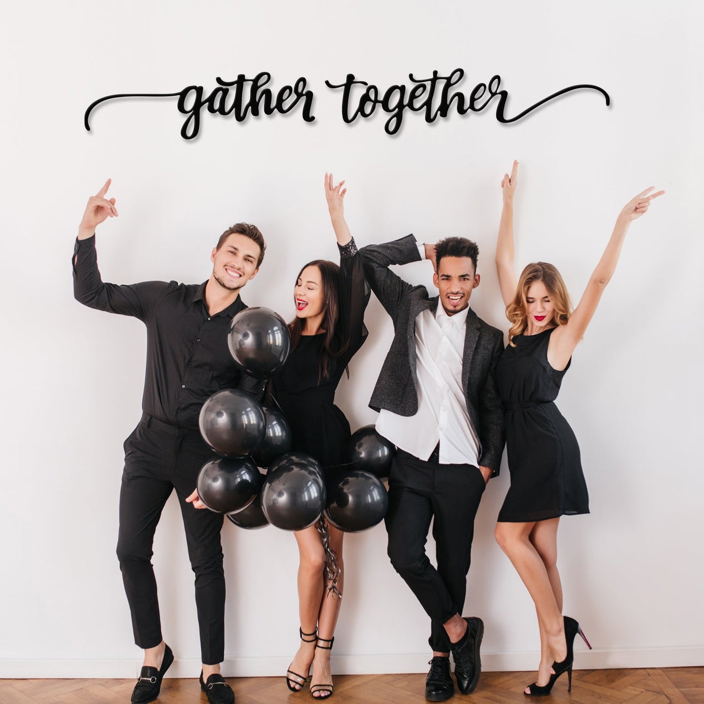 Gather Together Metal Wall Art