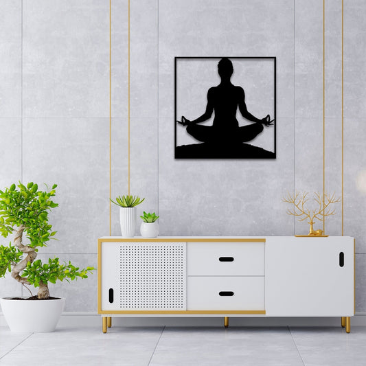 Meditation Zen Metal Wall Art