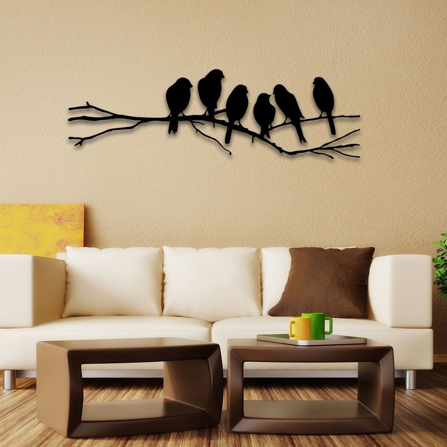 Birds Fly Metal Wall Art