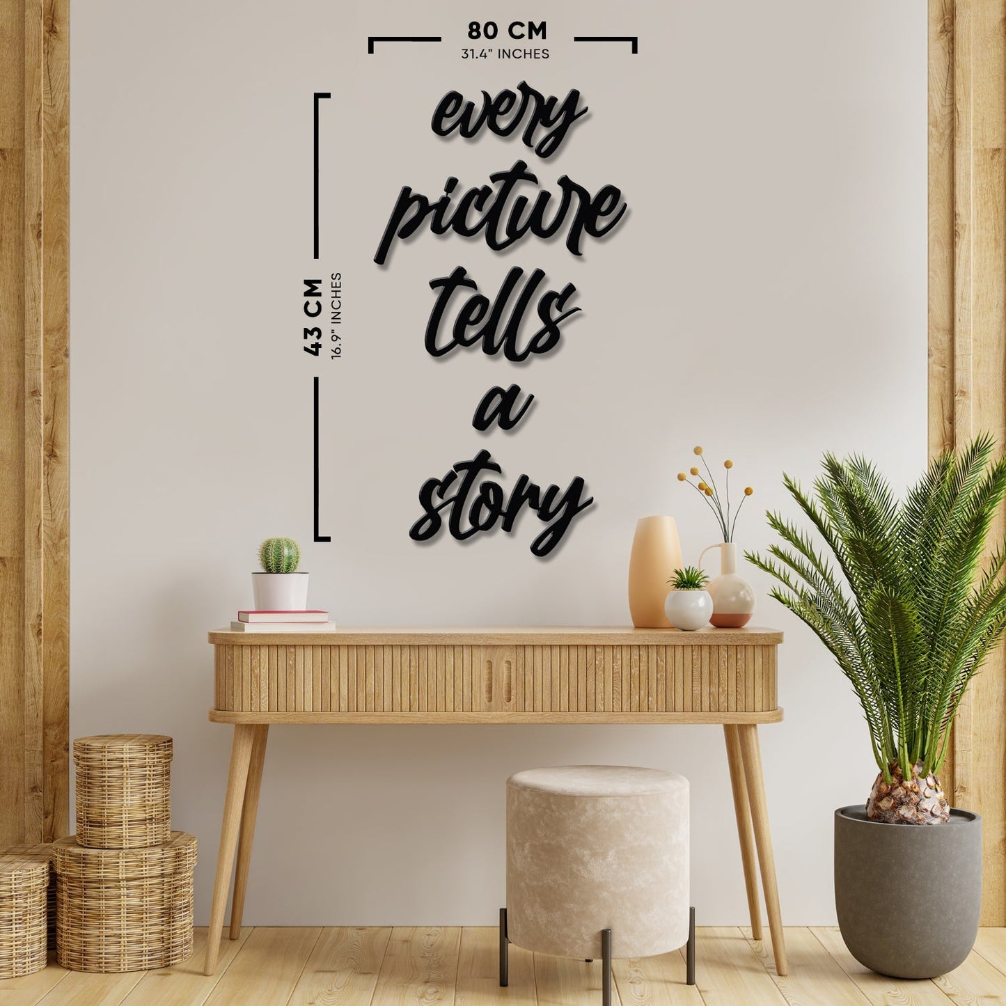 Every Picture Tells a Story Metal Wall Art