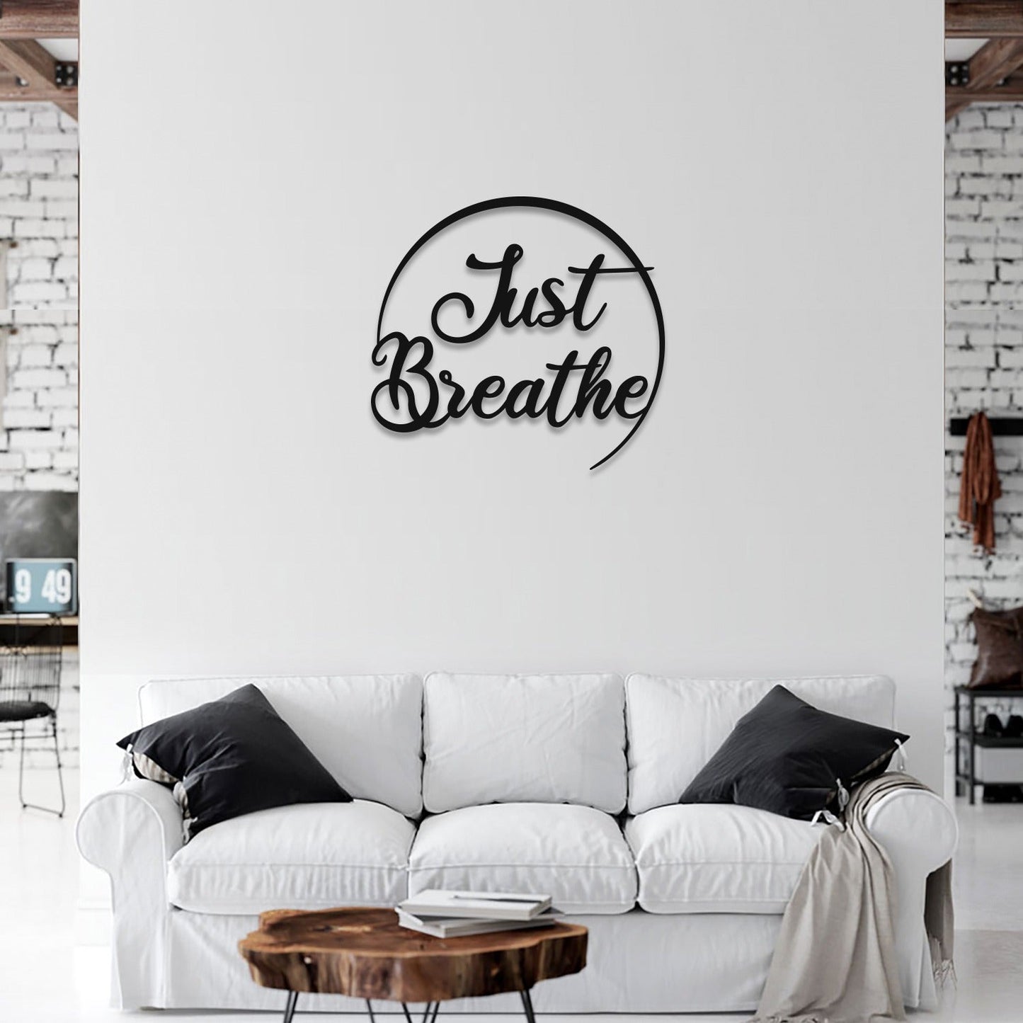 Just Breathe Metal Wall Art