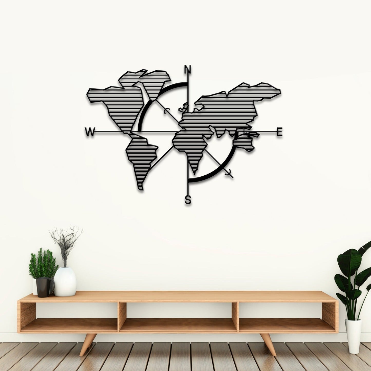 Map of Life Metal Wall Art