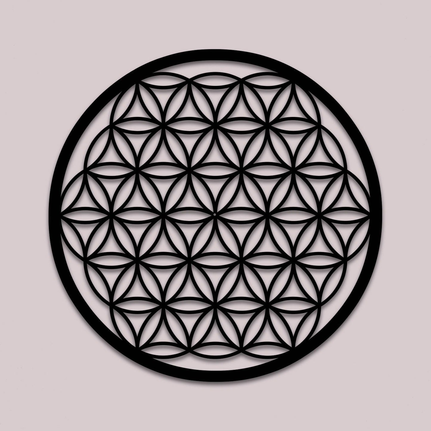 Flower of Life Metal Wall Art-19.68" X19.68" Inches