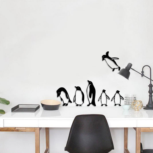 Penguins Metal Wall Art