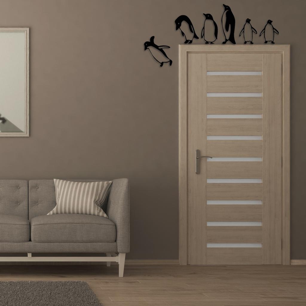 Penguins Metal Wall Art