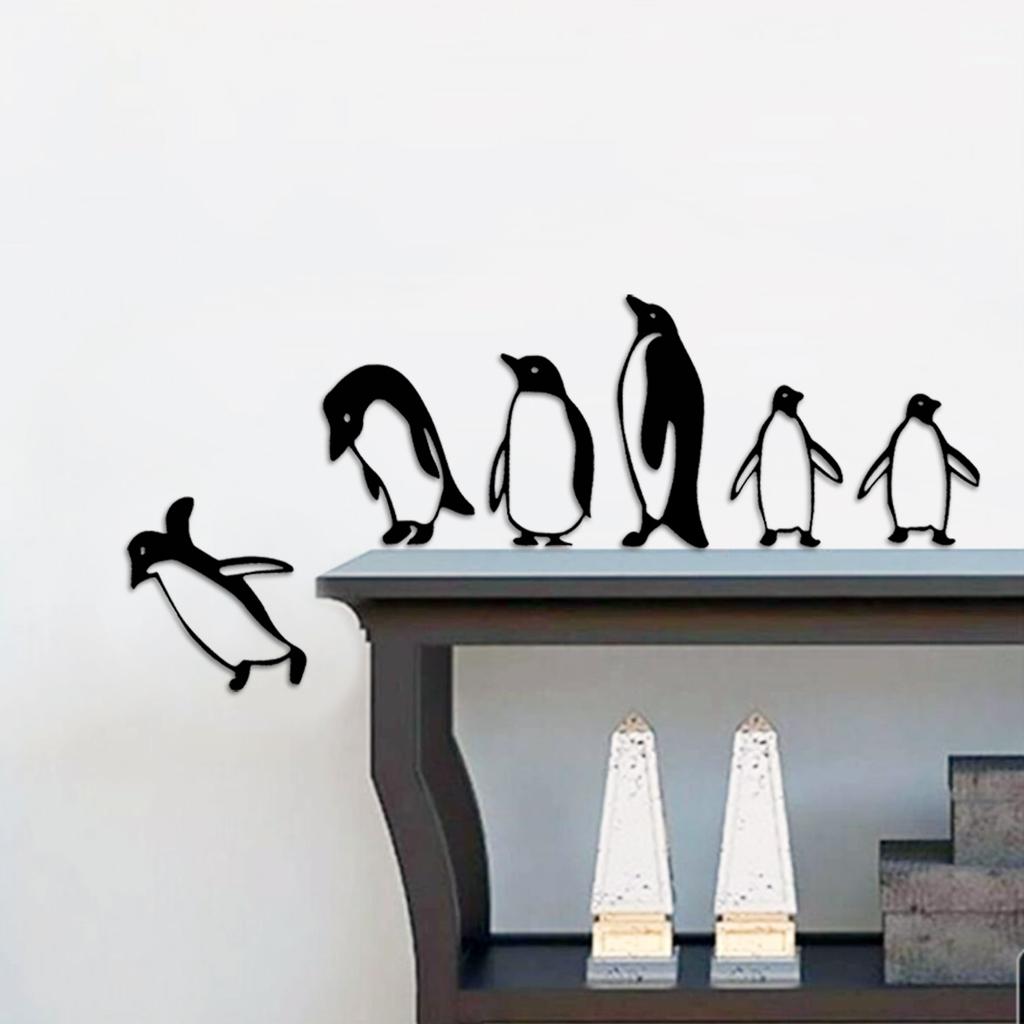 Penguins Metal Wall Art