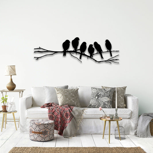 Birds Fly Metal Wall Art